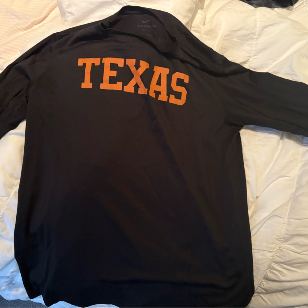 CHAMPION TEXAS LONGHORNS BLACK PRIMARY LOGO LONG SLEEVE T-SHIRT
